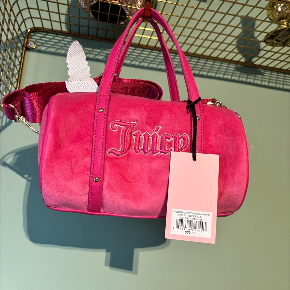 Juicy Couture Pink Suede Women's Bag